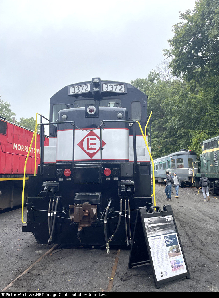 The front nose of restored Erie U34CH # 3372 